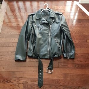 Zara Lether Moto Jacket